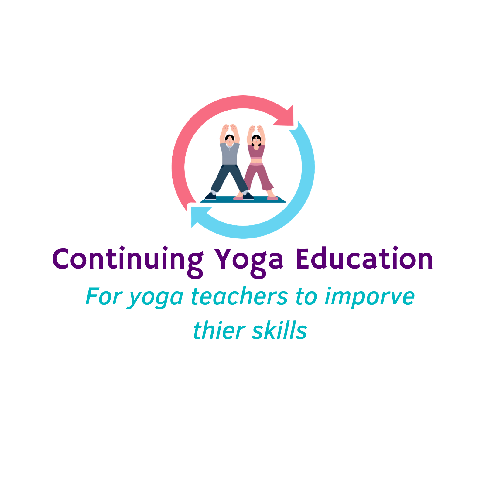 Students practicing at the best yoga teacher training school in India